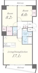 クリア岩本町の物件間取画像